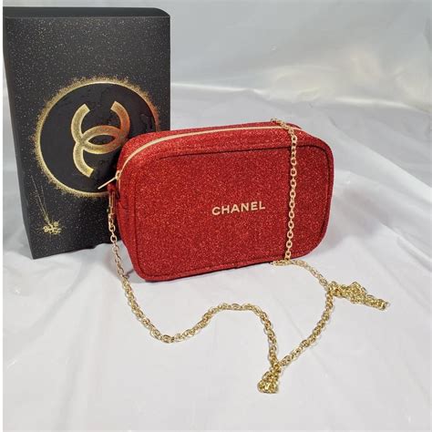 chanel bag make up|Chanel makeup pouch bag.